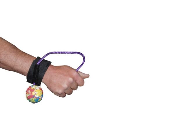 Velcrogummiball medium mit Schnur (passend für Flexband)