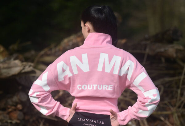 CROP SWEATSHIRT BONBON-PINK